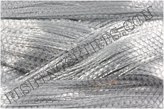 Clear Silver Chrome Fish Scale