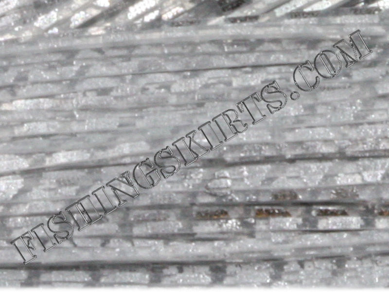 Clear Silver Chrome Fish Scale
