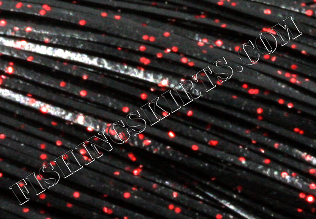 Black Red Glitter