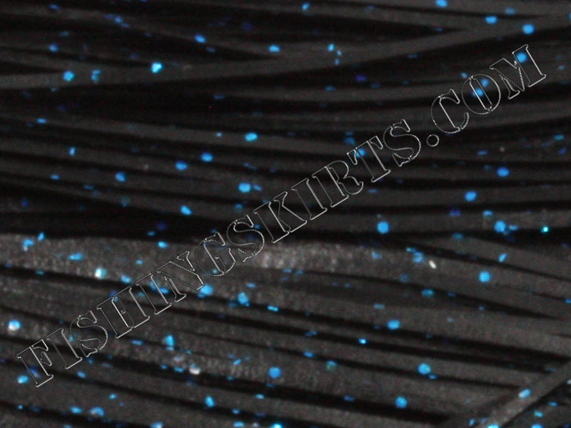 Black Blue Glitter