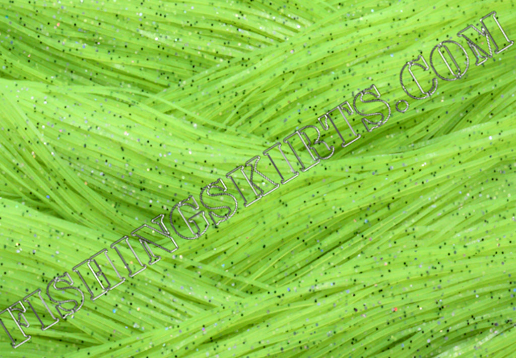 Chartreuse Silver Glitter Black Flake