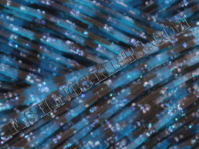 Blue Barbed Wire Blue Glitter Scale