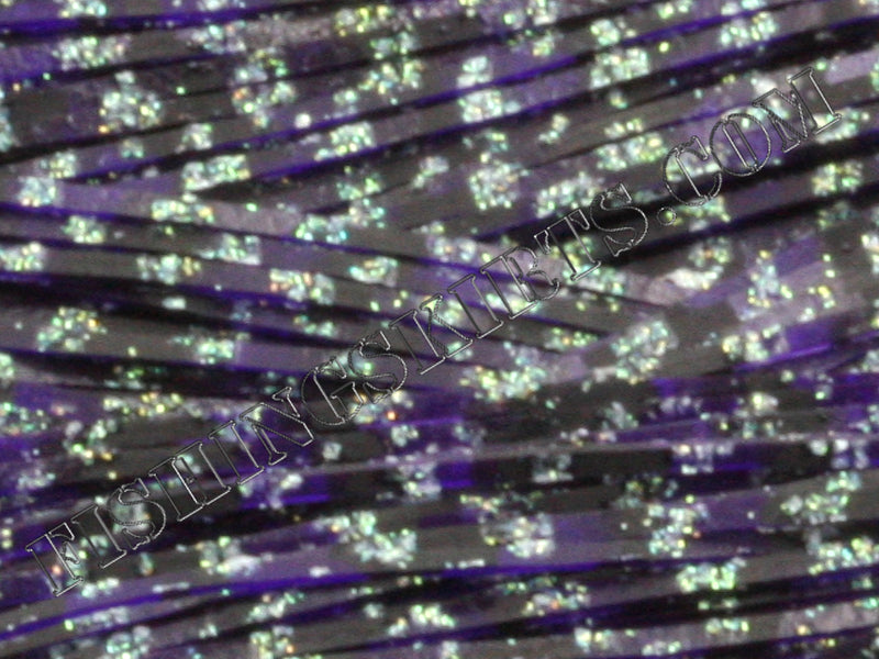 Purple Barbed Wire Green Glitter
