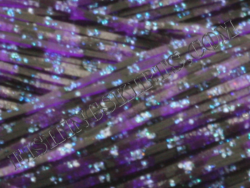 Purple Barbed Wire Blue Glitter