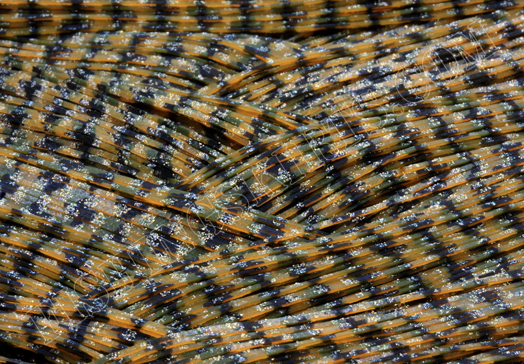 Amber Barbed Wire Gold Glitter