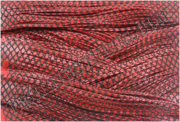 Red Fish Scale Red Glitter