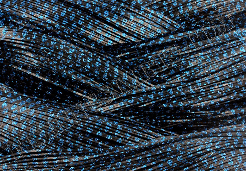 Black Blue Glitter Scale
