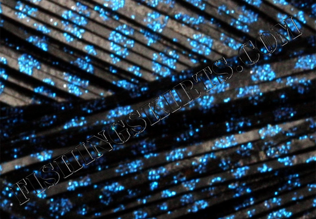 Black Blue Glitter Scale