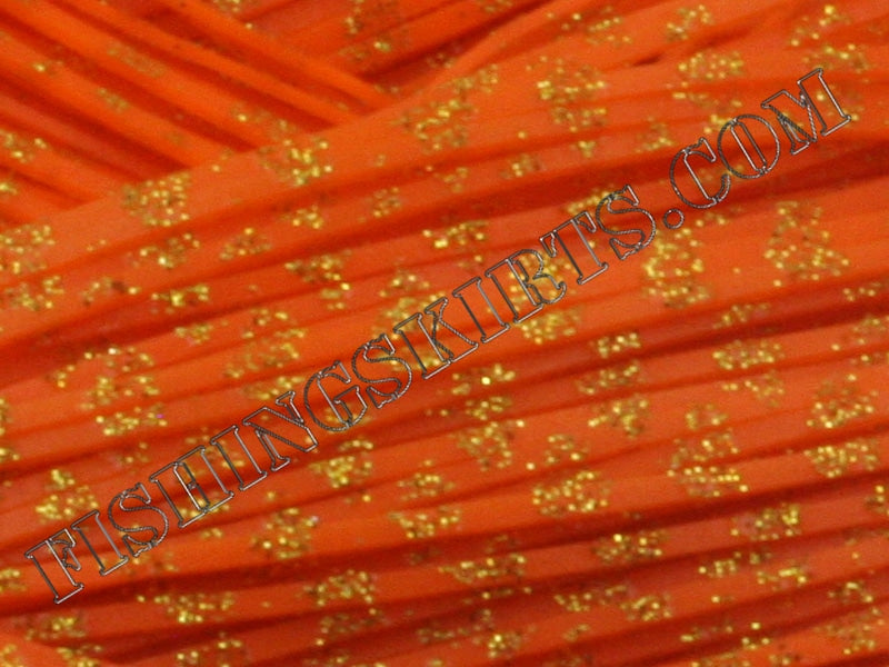 Orange Gold Glitter Scale