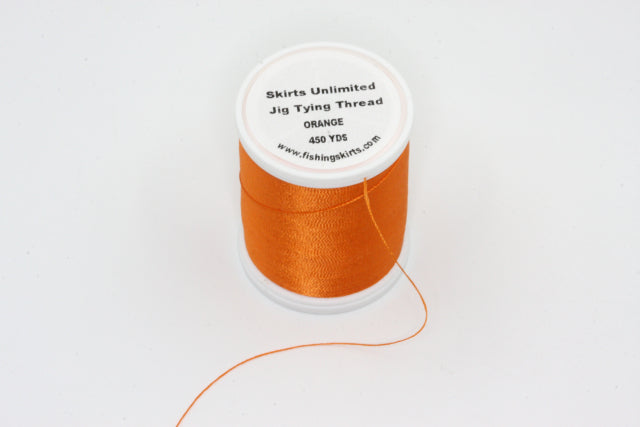 Jig Tying Thread ORANGE 450 Yds