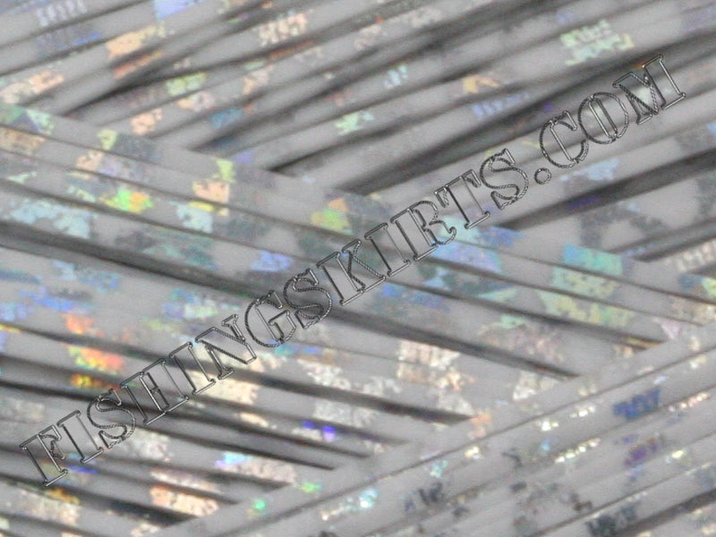 White Silver Chrome Fish Scale