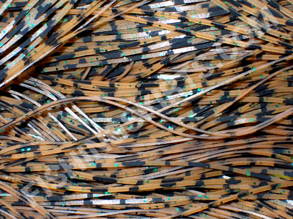 Pumpkin Barbwire Green Glitter