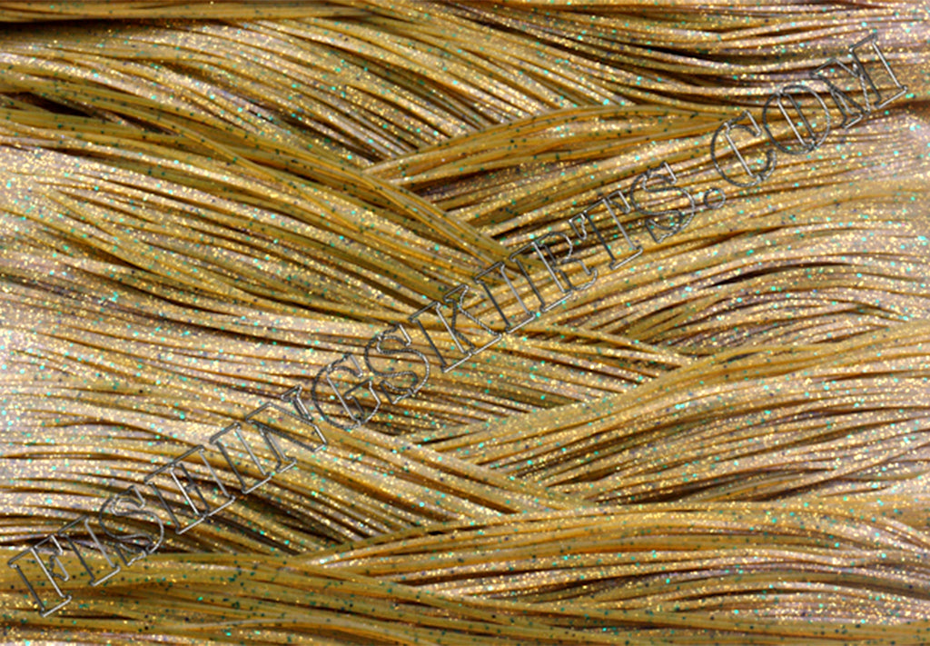 Grassy Pumpkin Pepper Green & Gold Glitter