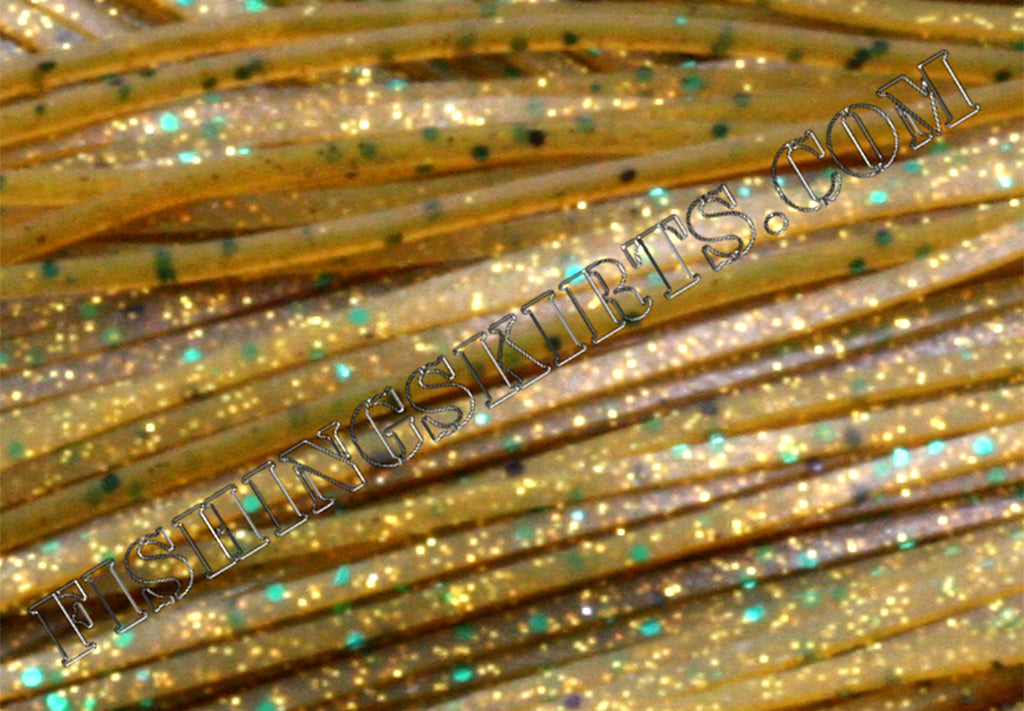 Grassy Pumpkin Pepper Green & Gold Glitter