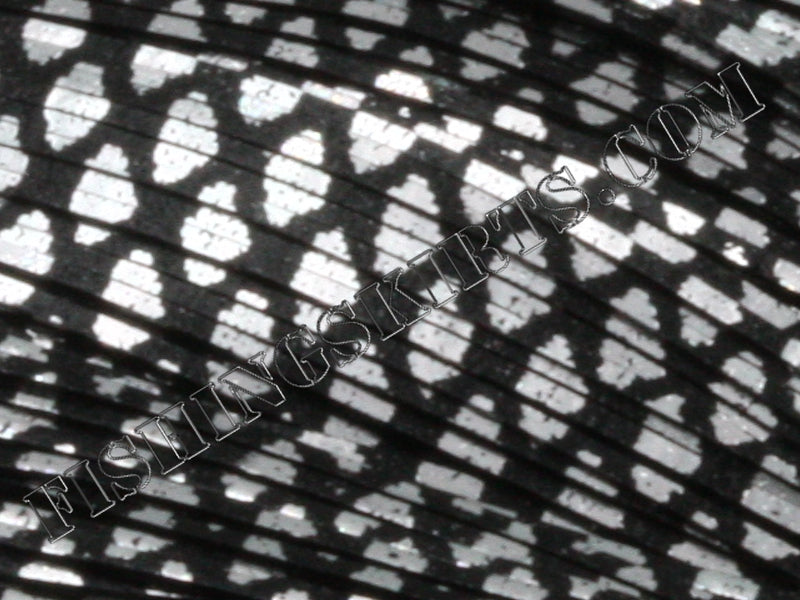 Black Silver Chrome Fish Scale