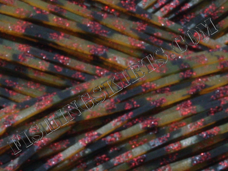 Pumpkin Barbed Wire Red Glitter Scale