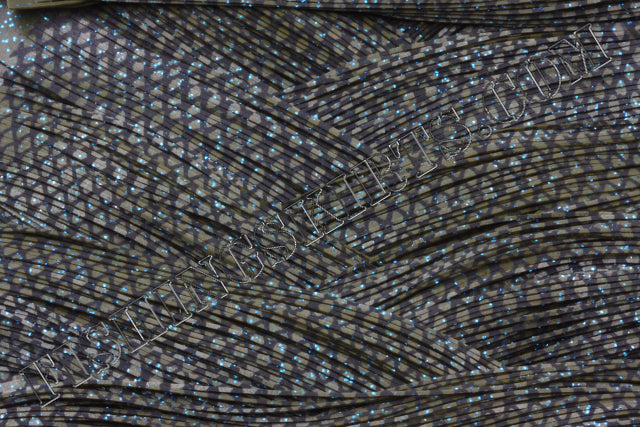green pumpkin fish scale blue glitter