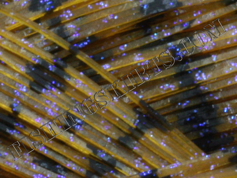 Pumpkin Half Wire Purple Glitter Scale