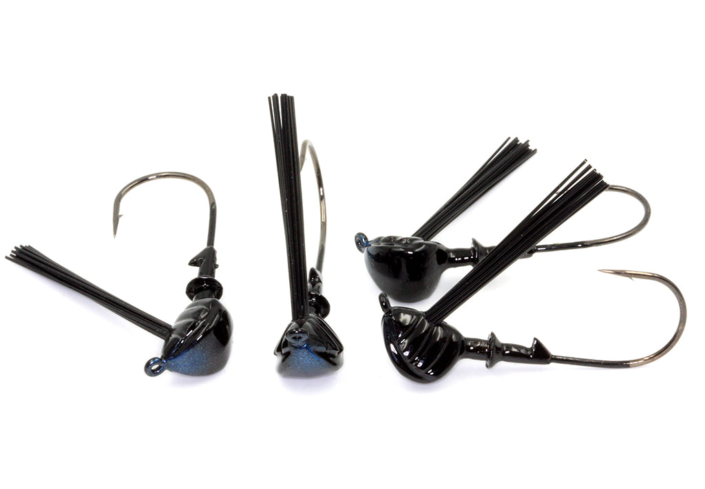 BOSS Brent Ehrler Flipping/Casting Jig black blue 4 pack