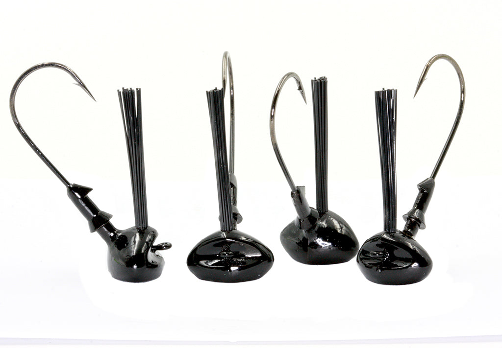 BOSS standup football head black 4 pack