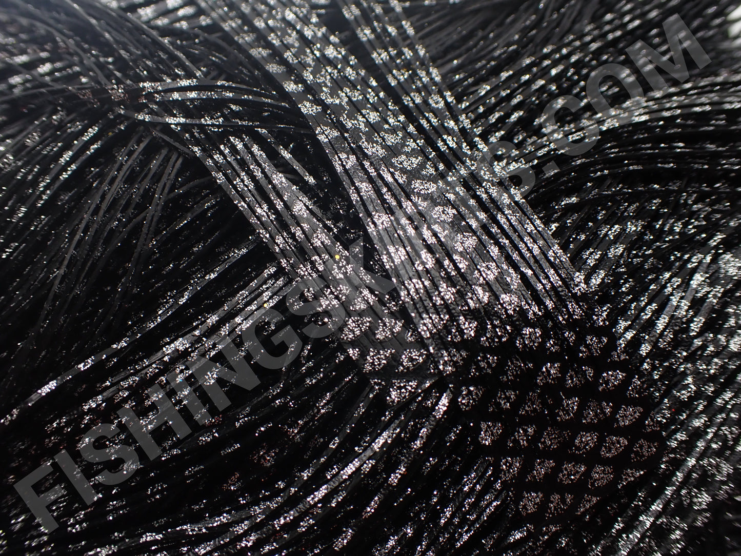 Black Silver Glitter Scale