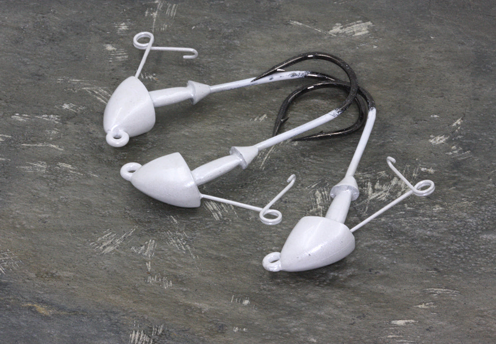 BOSS Switchblade Swimbait Head Pearl 3/8 3 pk