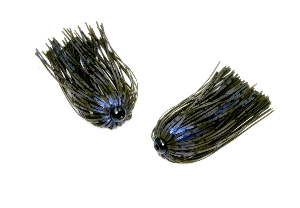 BOSS Invader Series Punch Skirts, Magic Craw Blue Swirl 2pk.