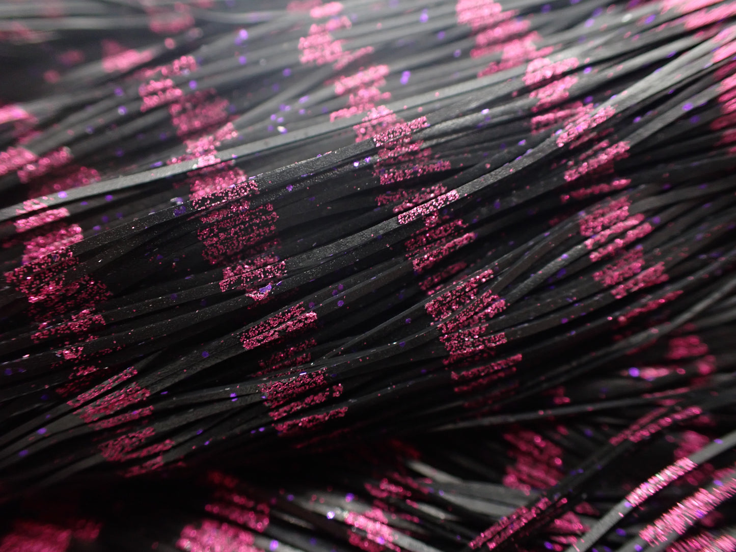 Black Fuscia Glitter Bars