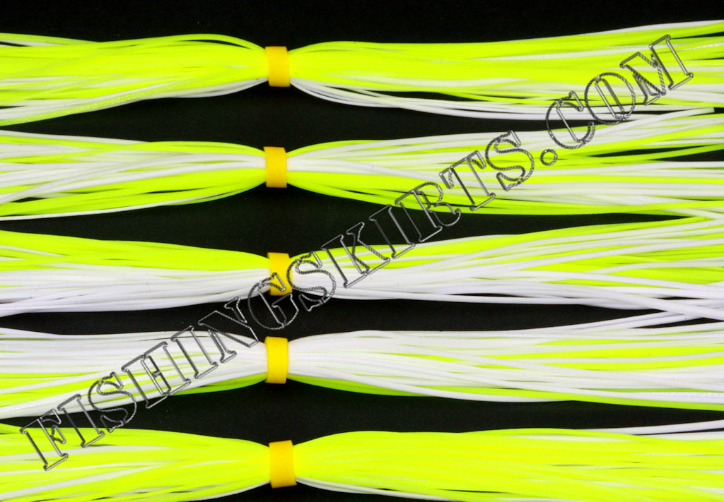 Chartreuse and White