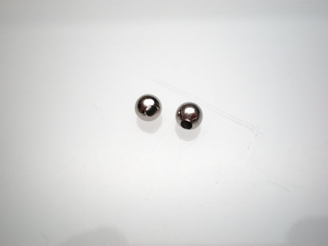 nickel hollow beads 100 pack