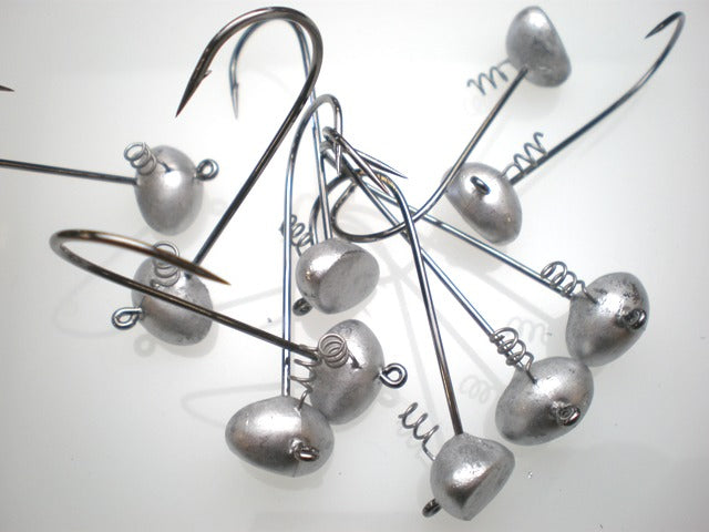 BOSS Shakey Heads Unpainted 10 pack