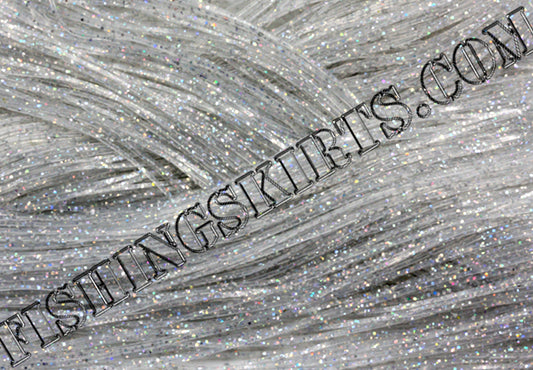 Clear Silver Glitter