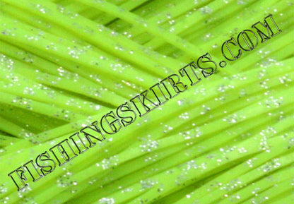 Bright Chartreuse Silver Glitter Scale
