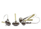 BOSS light wire football jig dark green pumpkin 4 pack