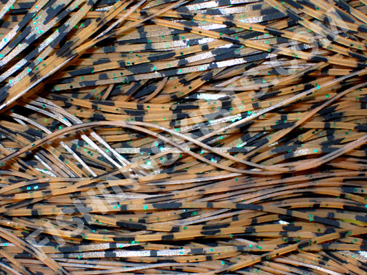 Pumpkin Barbwire Green Glitter