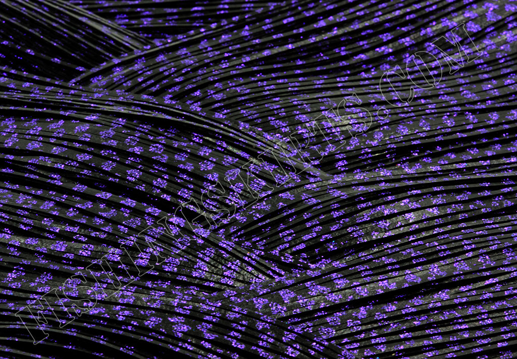 Black Purple Glitter Scale