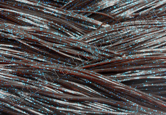 brown blue glitter