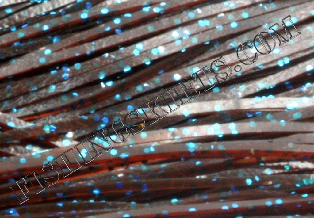 brown blue glitter