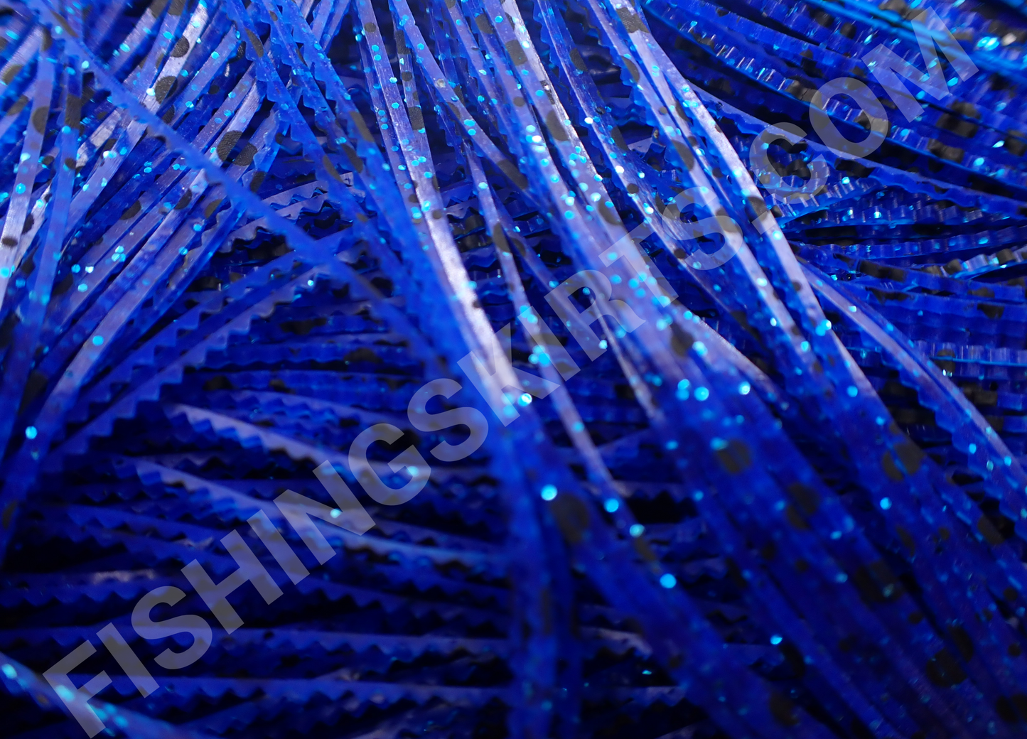 Textured Blue Blue Glitter Black Dalmatian