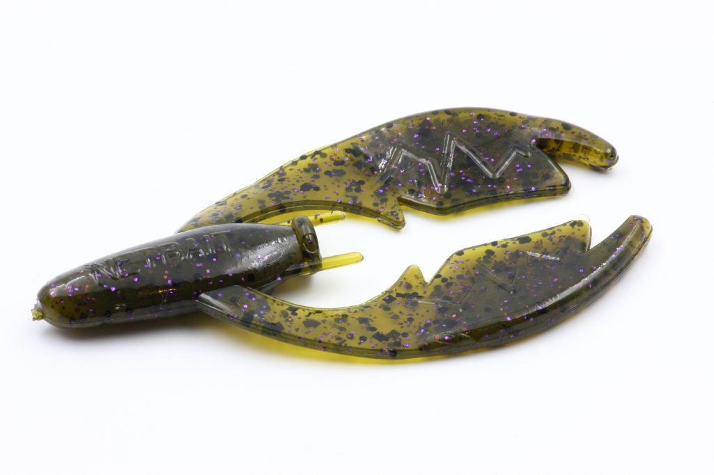 NetBait Paca Chunk Sr Green Pumpkin Purple 3.25" 5pk