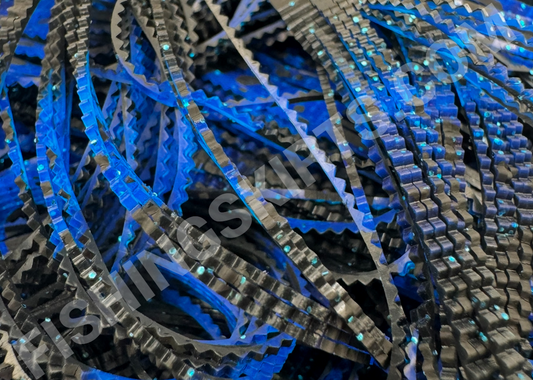 Textured Black Blue Living Image