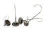 BOSS shakey head dark green pumpkin 5 pack