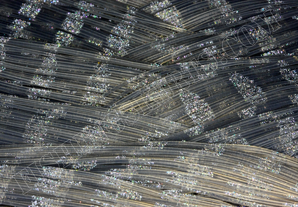 Smoke Silver Holographic Glitter Bars