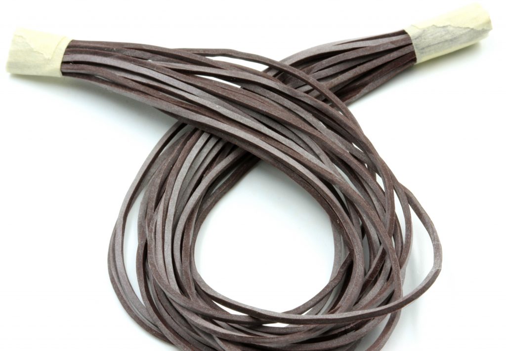 Large Brown Rubber 18 strands