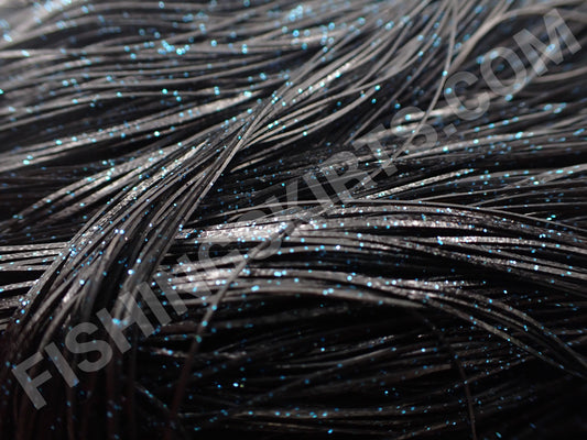 Finesse Black Blue Glitter