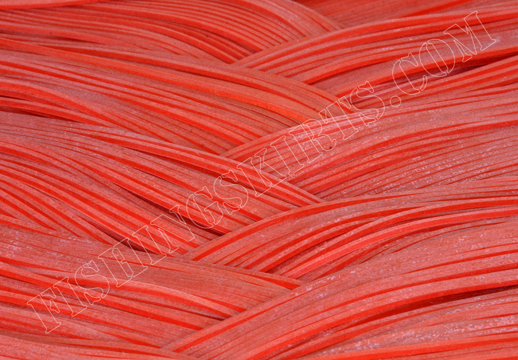 Old School Square Rubber Red