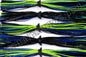 Black, Blue, & Chartruse
