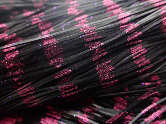 Black Fuscia Glitter Bars