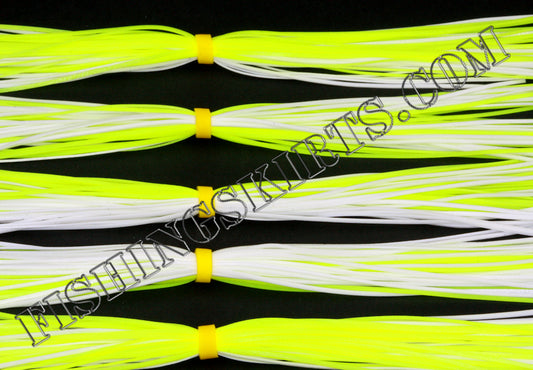 Chartreuse and White