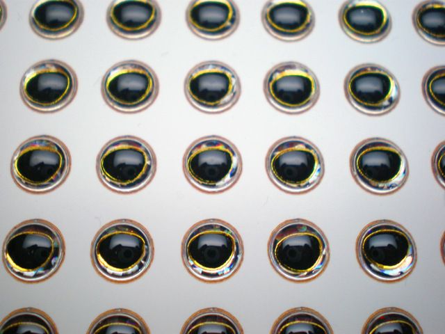 BOSS 100 pack Fish Eye silver gold ring
